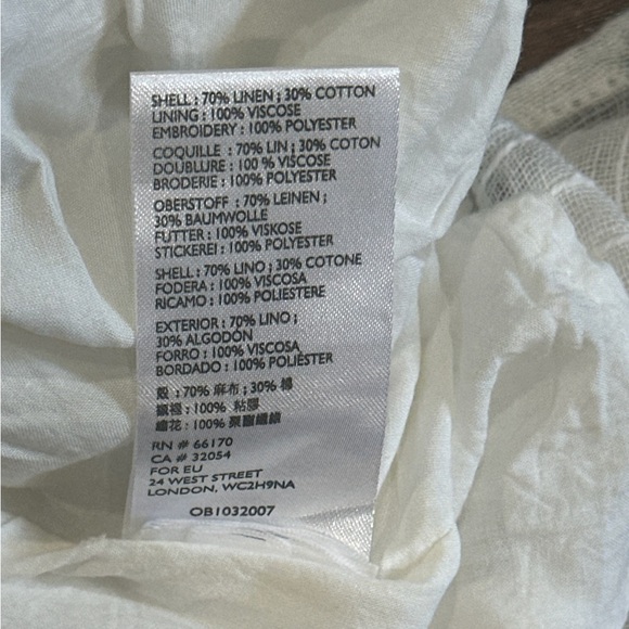 Kimchi Blue Women's Cream & Floral Design Short Sleeve Dress Size M - Picture 9 of 13